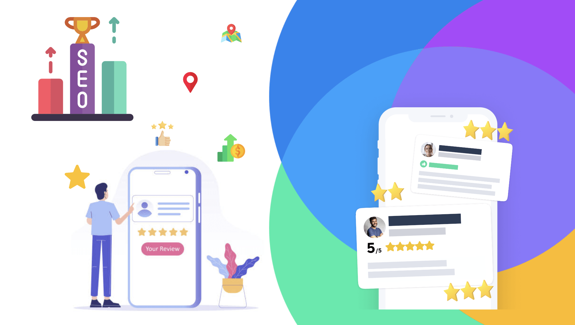 Google Business Profile reviews management interface